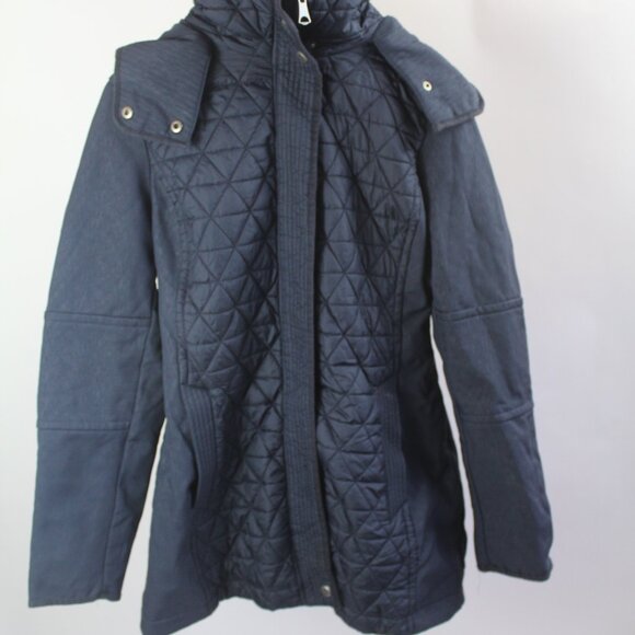 Women's Blue Puffer Jacket Marc Jacobs Size Medium - Picture 5 of 16